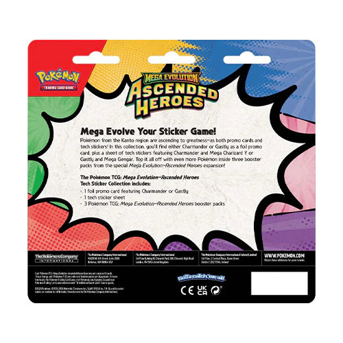 Pokemon TCG: Mega Evolution Ascended Heroes Tech Sticker Collection