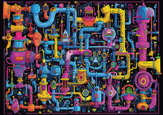 Sci-Fi Sewer 1000 pce Jigsaw Puzzle