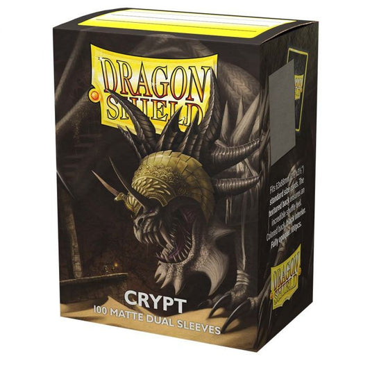 Dragon Shield Standard 100ct Dual Matte Crypt Grey Sleeves 63x88mm