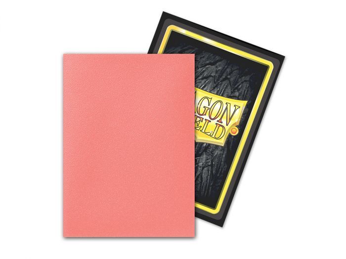 Dragon Shield Standard 100ct Dual Matte Peach Sleeves 63x88mm