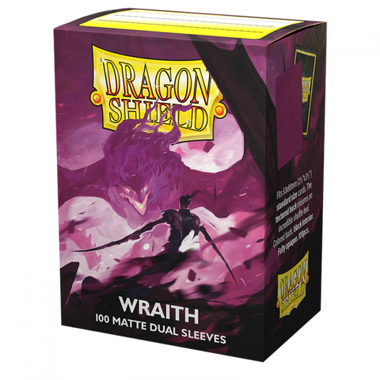 Dragon Shield Standard 100ct Dual Matte Wraith Plum Sleeves 63x88mm