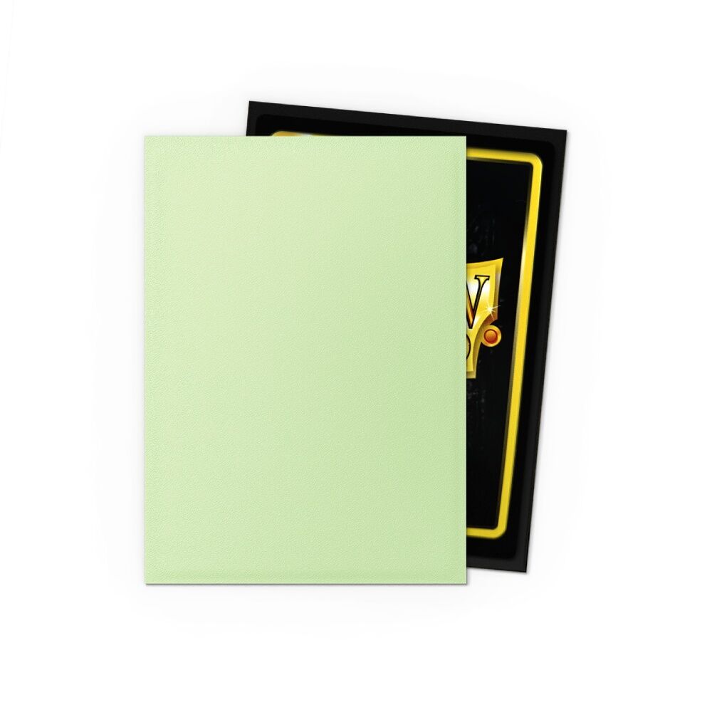 Dragon Shield Standard 100ct Dual Matte Gooseberry Pastel Green Sleeves 63x88mm