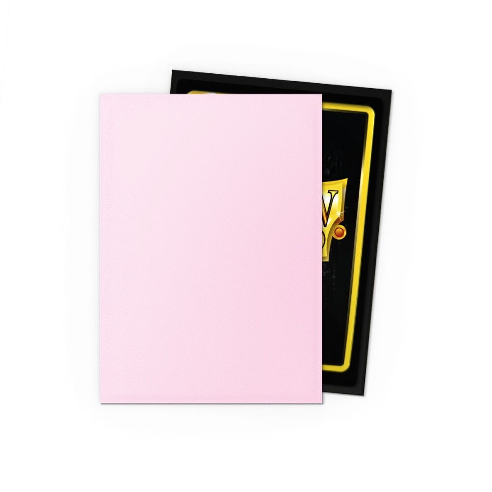 Dragon Shield Standard 100ct Dual Matte Blossom Pastel Pink Sleeves 63x88mm