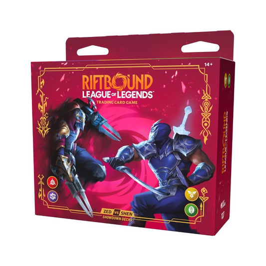 Riftbound League of Legends TCG Vendetta Zed vs Shen Showdown