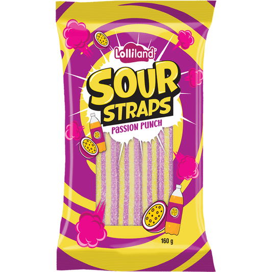 Lolliland Sour Straps Passion Punch 160g (China)