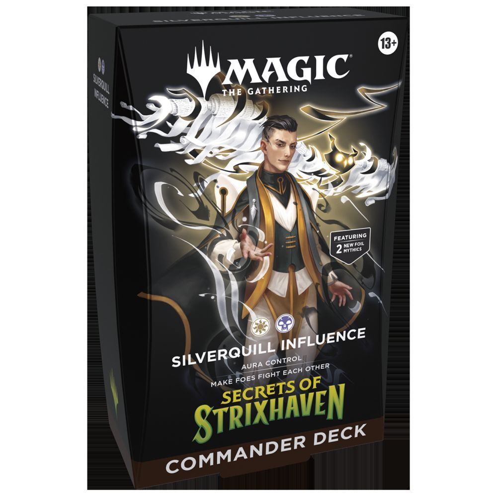 Silverquill Influencer Magic Secrets of Strixhaven Commander Deck front view