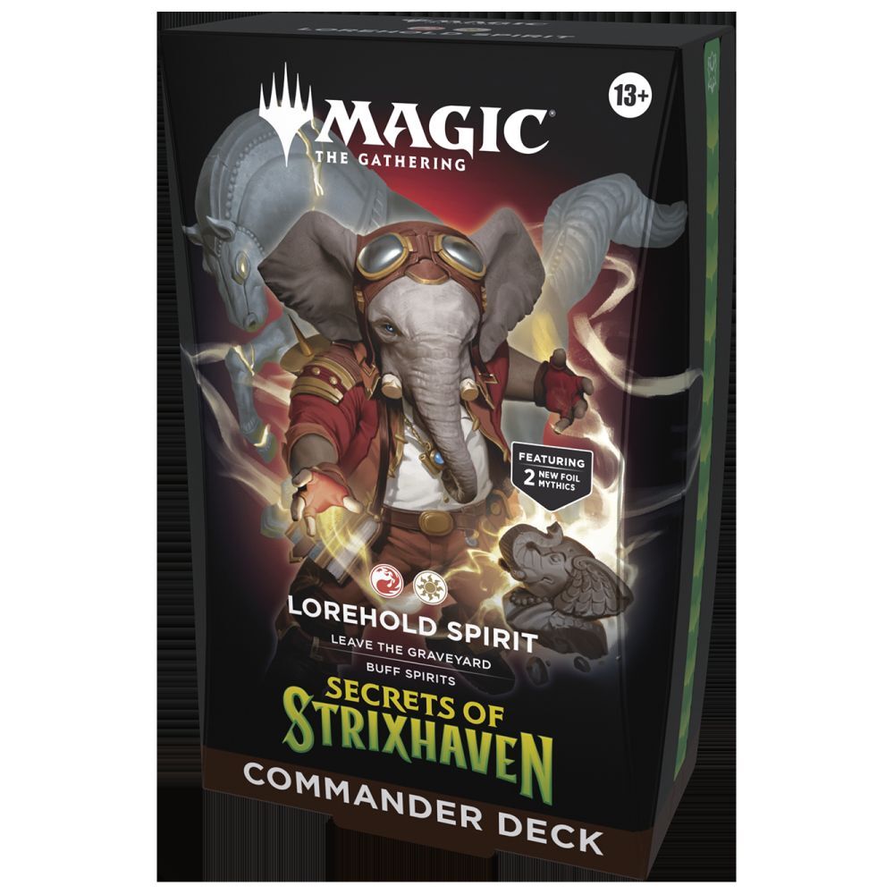 Lorehold Spirit Magic the Gathering Secrets of Strixhaven Commander Deck front view