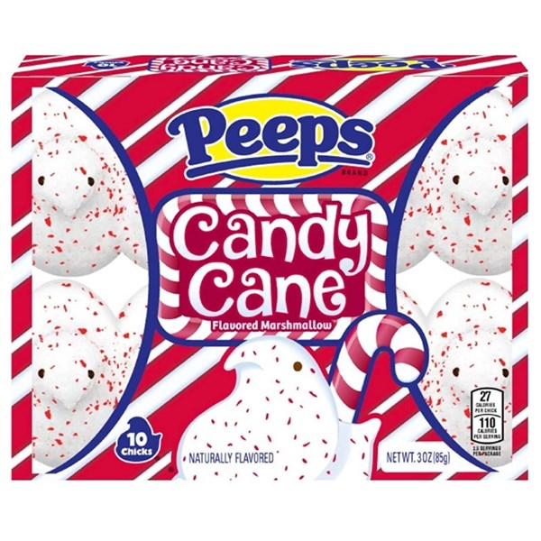Peeps Candy Cane Chicks 10 pack (USA)