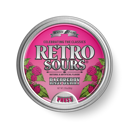 Retro Sours Raspberry 60g (USA)