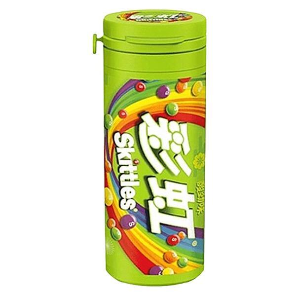 A green 30g Skittles Tube Sour (China) by Twice as Sweet, ideal for fans of fruity sweets and tangy flavors.
