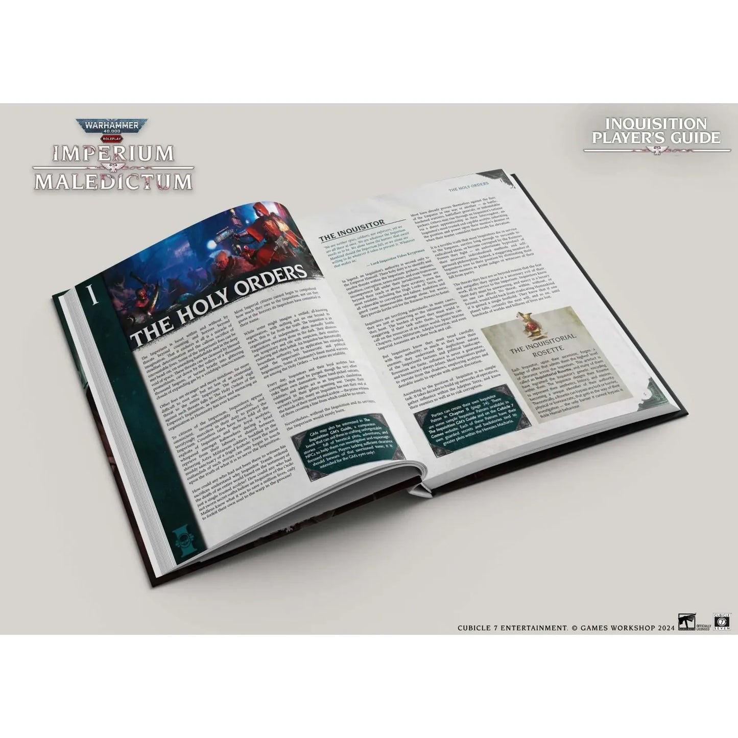 Warhammer 40k RPG Imperium Maledictum Inquisition Players Guide